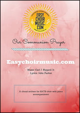 Our Communion Prayer SATB choral sheet music cover